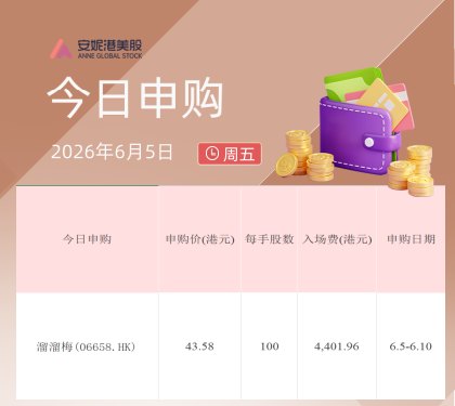 IPO播报：果类零食巨头溜溜梅开始招股